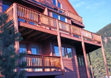 Custom Decks, Custom Redwood Decks, Woodland Park, Colorado, Mountain High Creations
