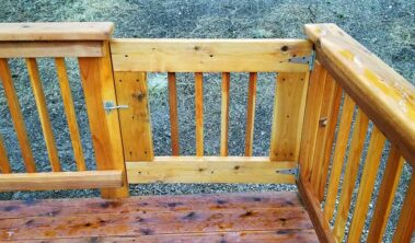 Custom Decks, Custom Redwood Decks, Woodland Park, Colorado, Mountain High Creations