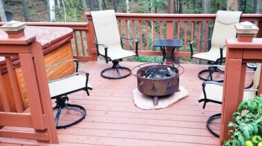 Custom Wood Decks, Custom Designed Deck, Woodland Park, Colorado, Randy Railey, Mountain High Creations